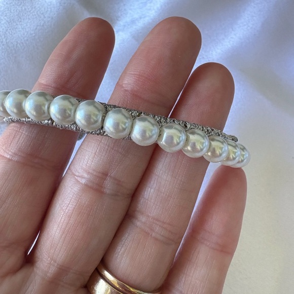 Bracelets 3 Fashion Jewelry Pearl Charcoal Beaded Magnetic Therapy Hematite - Picture 2 of 7